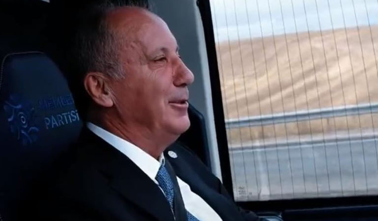 Muharrem İnce Kırşehir’de otobüs kullandı