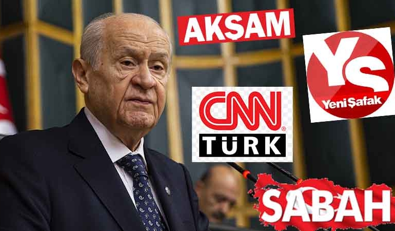 İktidar medyasından Devlet Bahçeli’ye sansür