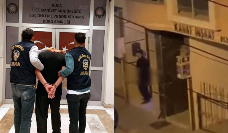 Kız yurdu önünde mastürbasyon yapan sapık serbest