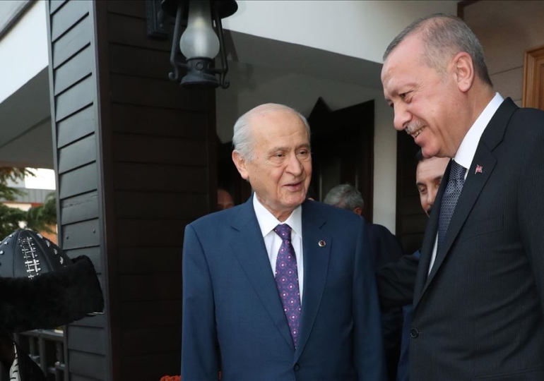 Sürpriz görüşme… Erdoğan’dan Bahçeli’ye ziyaret