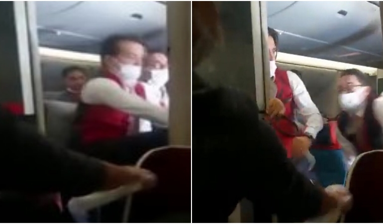 THY uçağı acil iniş yaptı: Yolcu parmak ısırdı