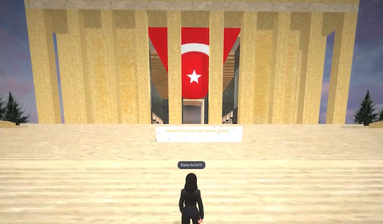 Türk mühendislerden ‘metaverse’de 10 Kasım anması