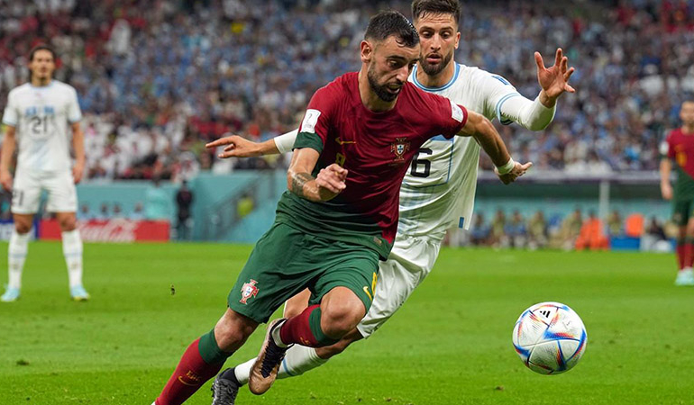 Uruguay’ı Bruno Fernandes yıktı! Portekiz üst tura yükseldi