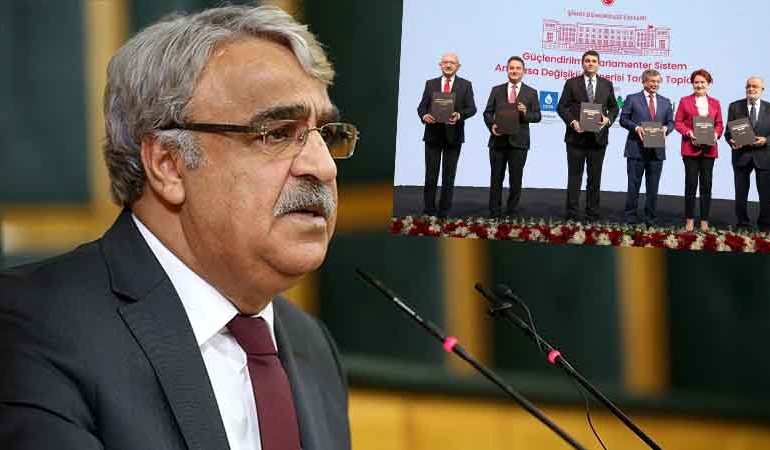 Altılı masanın anayasa teklifine HDP’den ilk yorum: Olumlu ama eksik