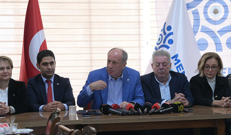 Muharrem İnce: HDP ile AKP görüşmüş bunda ne var ki?