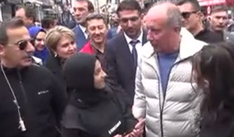 Muharrem İnce’yi tanımadı: Sen kimsin, herkes etrafına toplanmış