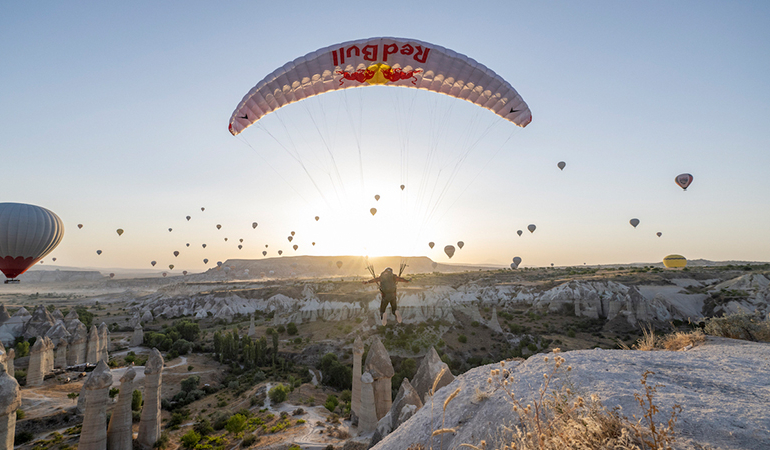 Kapadokya’da sıra dışı uçuş
