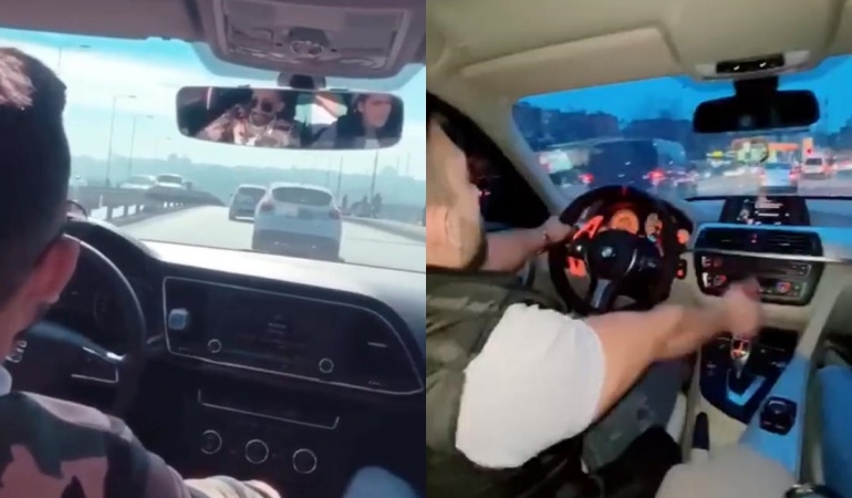 Makas atıp sosyal medyada paylaştılar