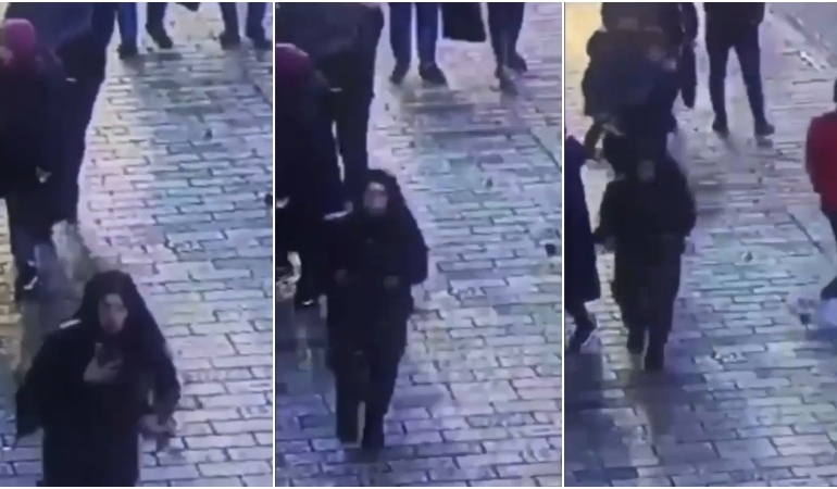 Taksim’deki teröristin kaçış anı kamerada