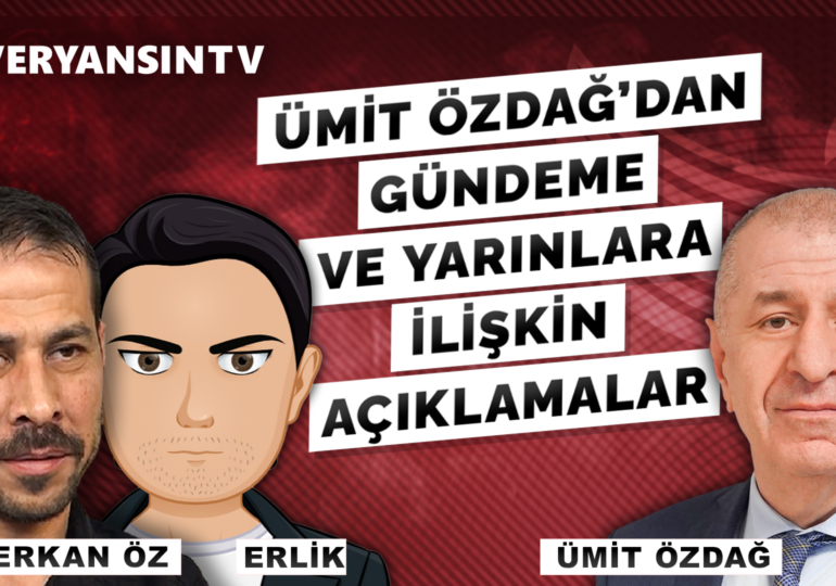 Ümit Özdağ canlı yayında soruları yanıtladı