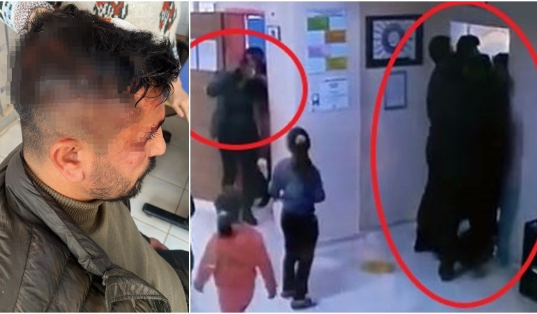 Öğretmene taşlı saldırı