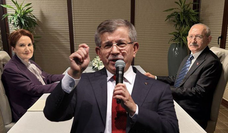 Davutoğlu: İki liderin ‘altılı masayı’ dağıtmaya hakkı yok