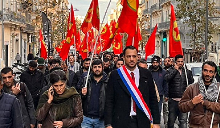 Fransız vekilden Paris’i altüst eden PKK yandaşlarına destek