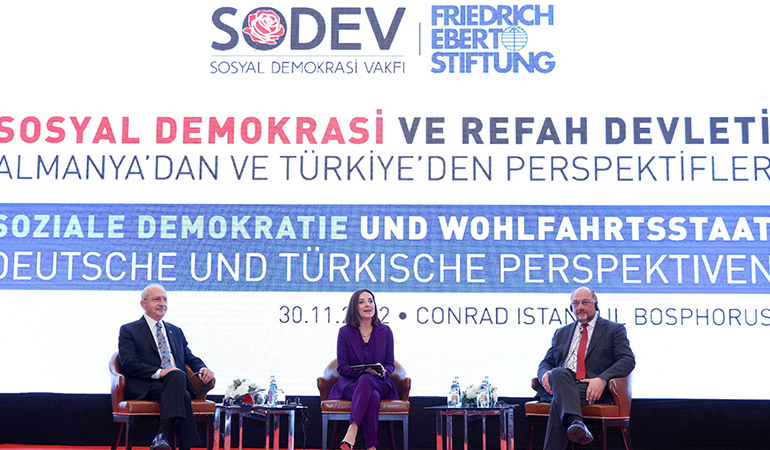 Kemal Kılıçdaroğlu, foncu Alman Friedrich Ebert Vakfı’nın başkanıyla görüştü