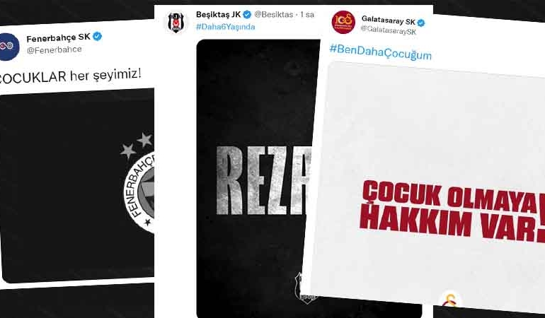 Fenerbahçe, Galatasaray ve Beşiktaş’tan ‘6 yaşında evlilik’ rezaletine tepki