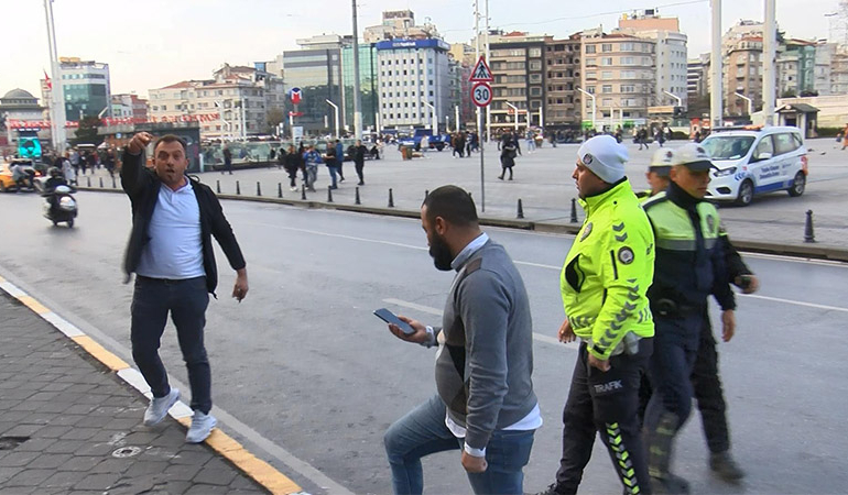 Aracı trafikten men edilen taksici: Benim sülalemin yarısı emniyet müdürü
