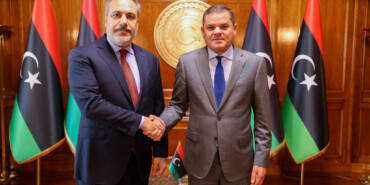 MİT Başkanı Fidan Trablus'ta Libya Başbakanı Dibeybe ile görüştü
