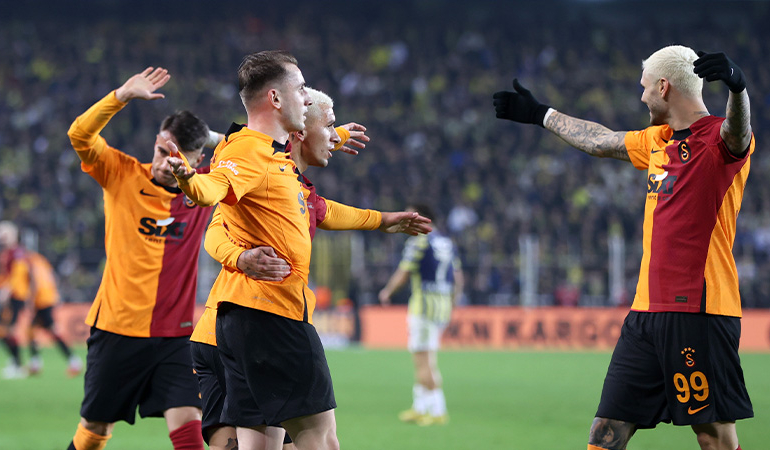 Dev derbide kazanan Galatasaray