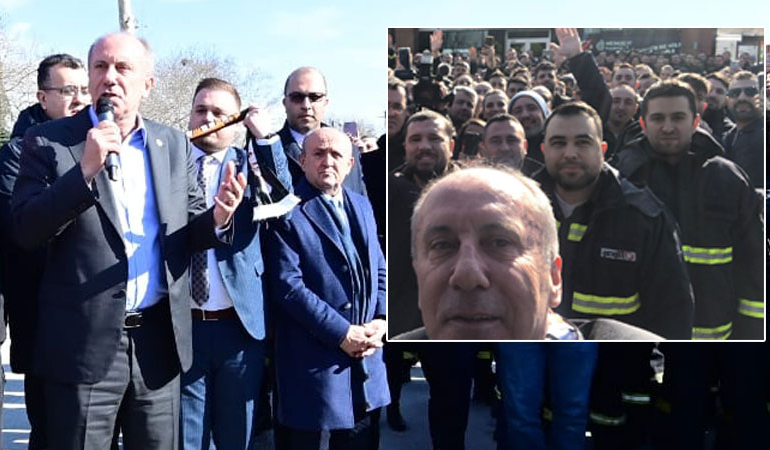 Muharrem İnce’den TÜPRAŞ işçilerine ziyaret