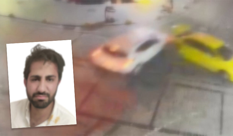 İranlı sahte polisin filmleri aratmayan kaçışı kamerada