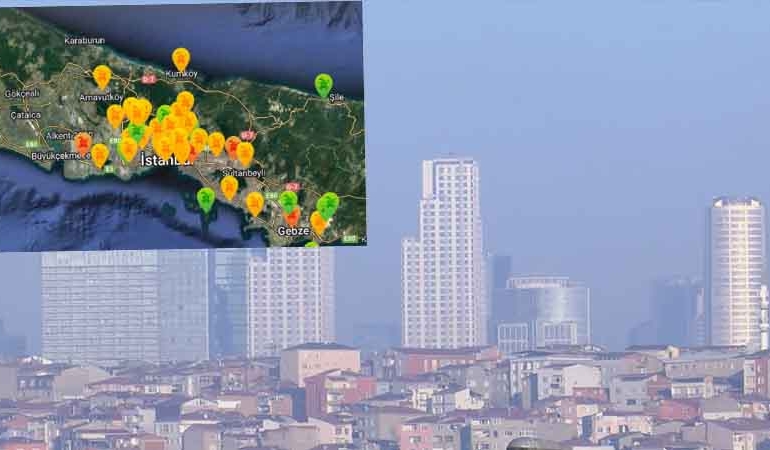 İstanbul için uyarı… Bu ilçelerde pencere bile açmayın!