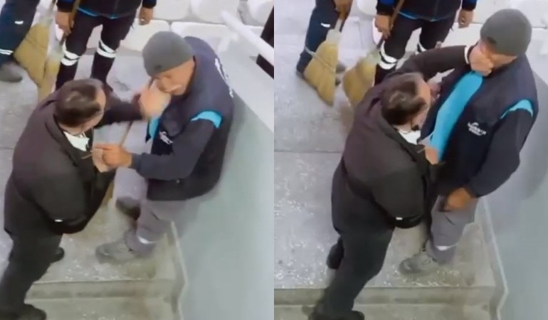 Hipodromda temizlik görevlisine tokat!