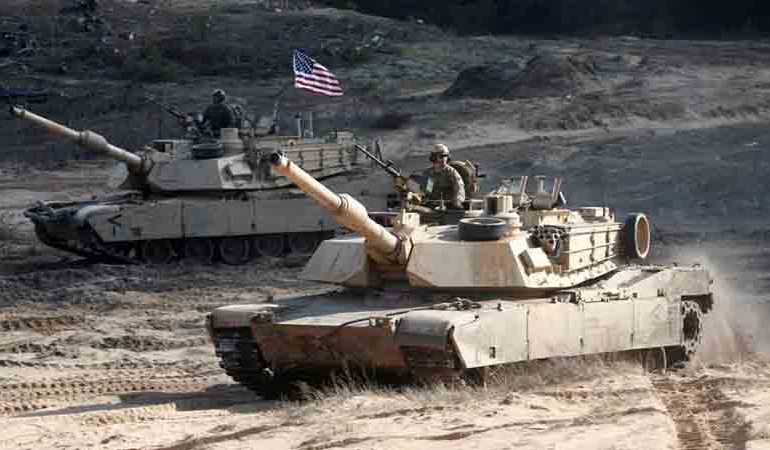 Abrams tankları Ukrayna yolunda