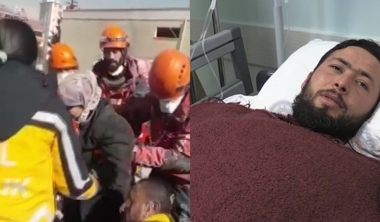 Enkaz altında inanılmaz mücadele: Bebeğini kanıyla hayatta tutmaya çalıştı