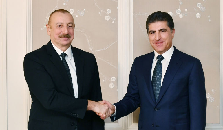 İlham Aliyev, Neçirvan Barzani ile görüştü