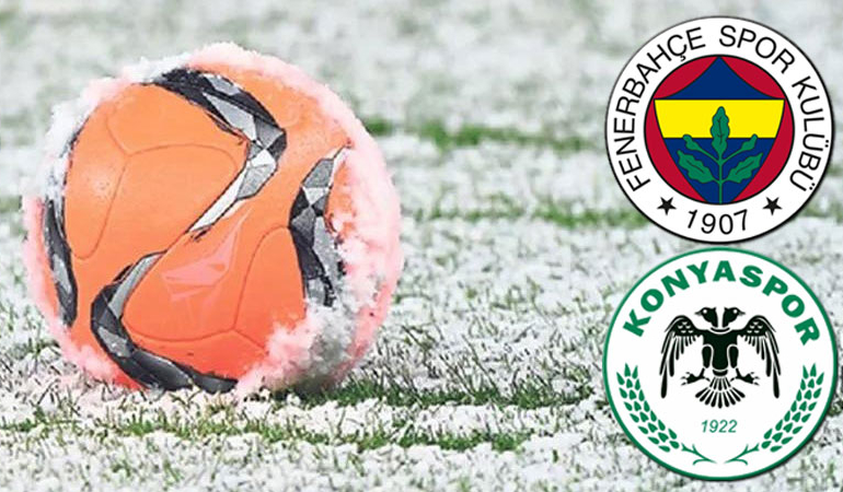 TFF karar verdi… Fenerbahçe-Konyaspor karşılaşması oynanacak mı?
