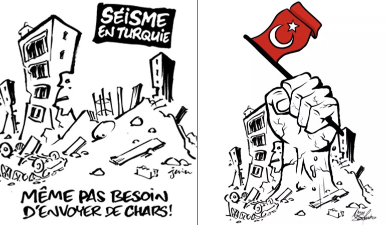 Charlie Hebdo’nun karikatürüne yanıt geldi