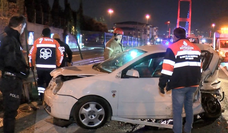 Arıza sebebiyle aracından inince başka bir otomobil çarptı