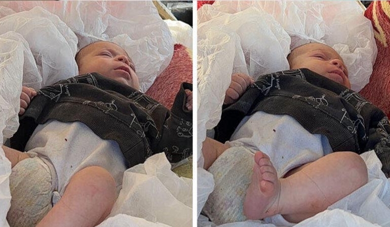 29 saat sonra gelen mucize… 2 aylık bebek enkazdan çıkarıldı