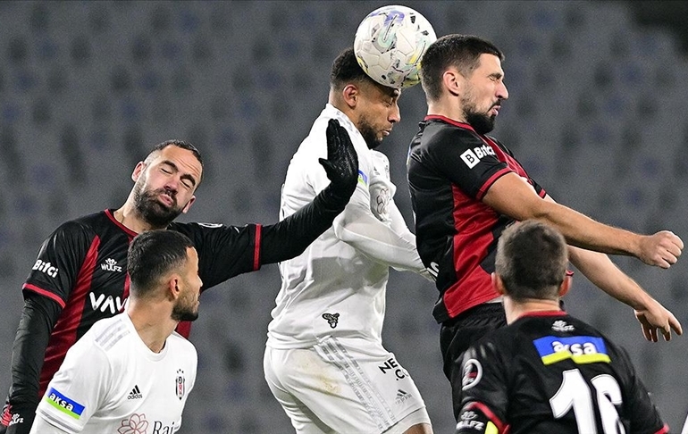 Beşiktaş’ın 5 maçlık galibiyet serisi son buldu