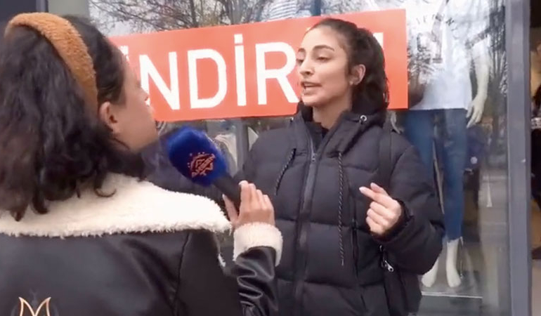Ahsen TV muhabirinin iktidarı eleştiren gence öfkesi gündem oldu