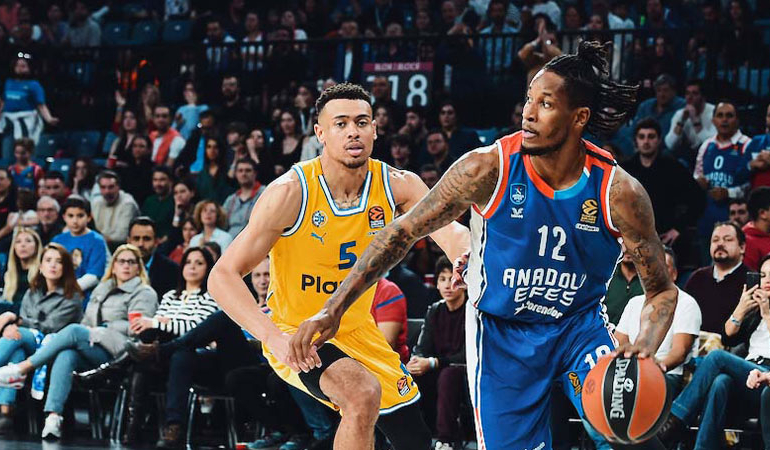 Anadolu Efes sahasında farklı mağlup