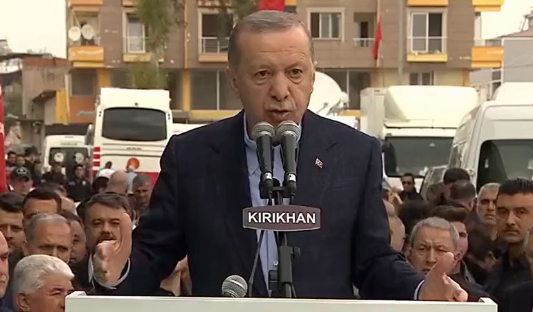 Erdoğan yine helallik istedi