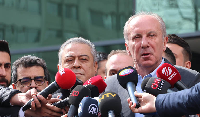 Muharrem İnce: Pes etmem