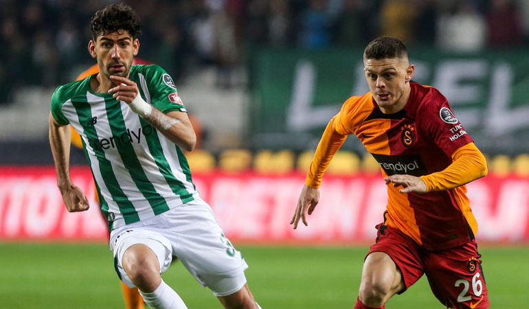 Konyaspor Galatasaray’ın serisini bozdu