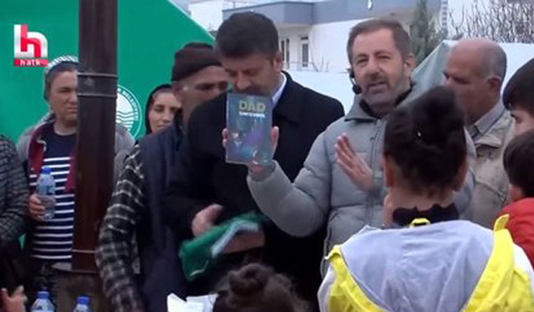 Halk Tv’den deprem bölgesinde Selahattin Demirtaş güzellemesi
