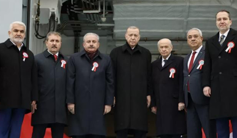 MHP’nin bayramlaşma programında ‘Hüda Par’ ayrıntısı