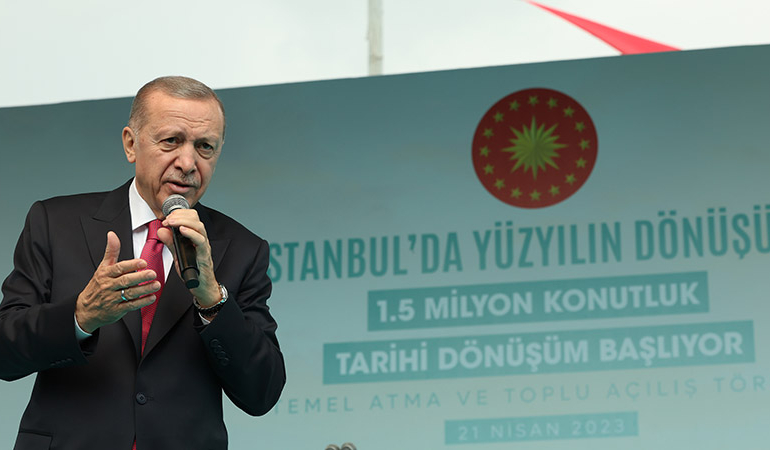 Erdoğan duyurdu: Kentsel dönüşümde ‘yarısı bizden’ kampanyası