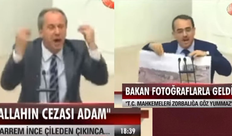 Unutulmayan görüntüler… Muharrem İnce yüklendi, Sadullah Ergin FETÖ mahkemelerini savundu