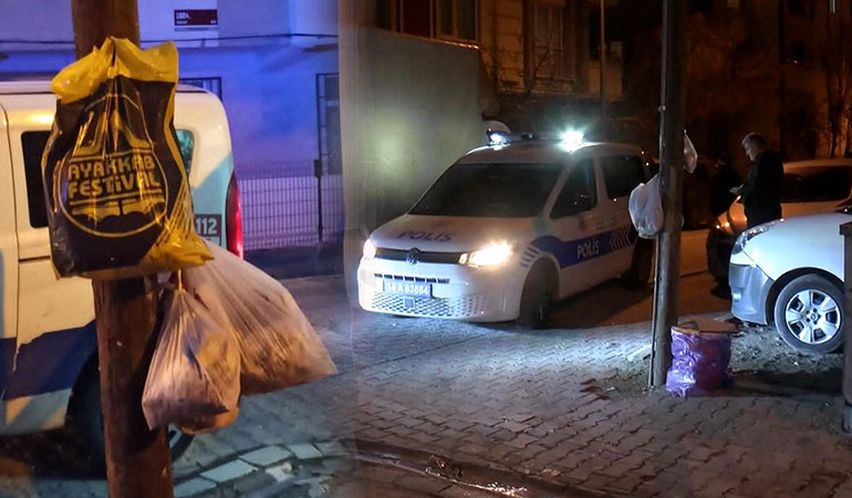 Direğe asılı poşetten yeni doğmuş bebek cesedi çıktı