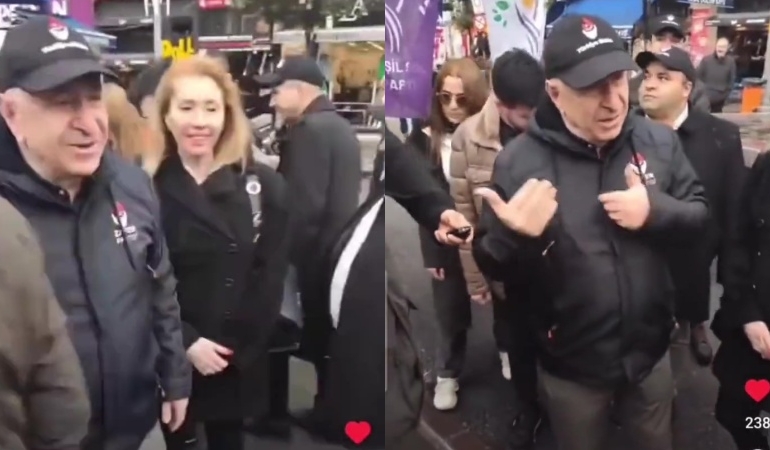 Ümit Özdağ, Yeşil Sol Parti standı önünde: ‘Muhtemelen dağa çıktılar’