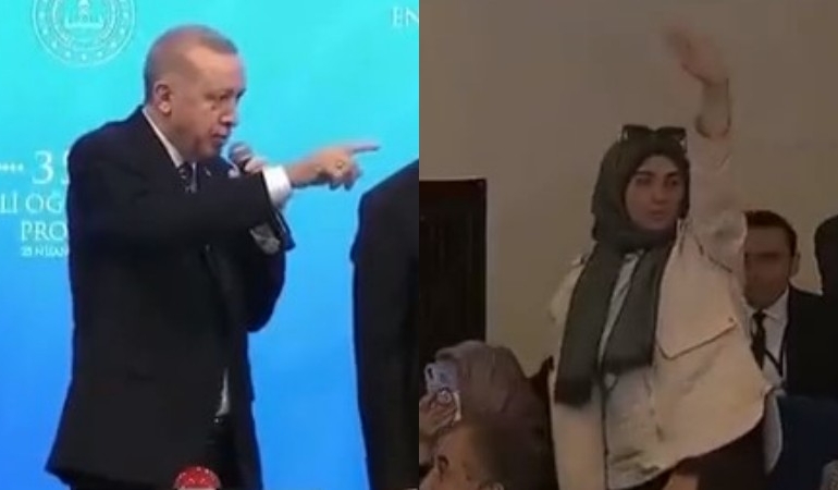 Erdoğan’dan öğretmen adayına: Engelliye benzemiyorsun, engelli misin?