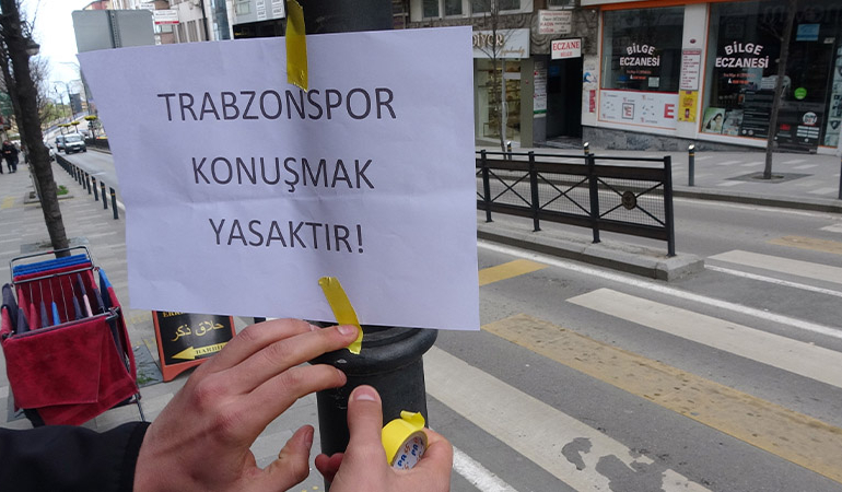 ‘Trabzonspor konuşmak yasaktır’