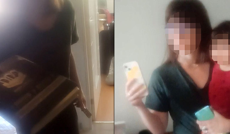 Tahliye memurlarını kapıda gören kiracı: ABD vatandaşıyız, bize dokunamazsınız