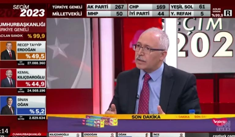 CNN Türk’teki ikinci tur hesabı izleyenleri güldürdü