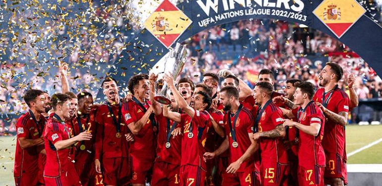 UEFA Uluslar Ligi’nde şampiyon İspanya oldu